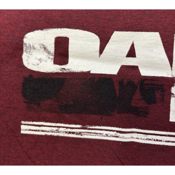 Oakley Shirt Men's Size XXL Script Made For Buckle Store Premium NWOT Maroon - Picture 4 of 13